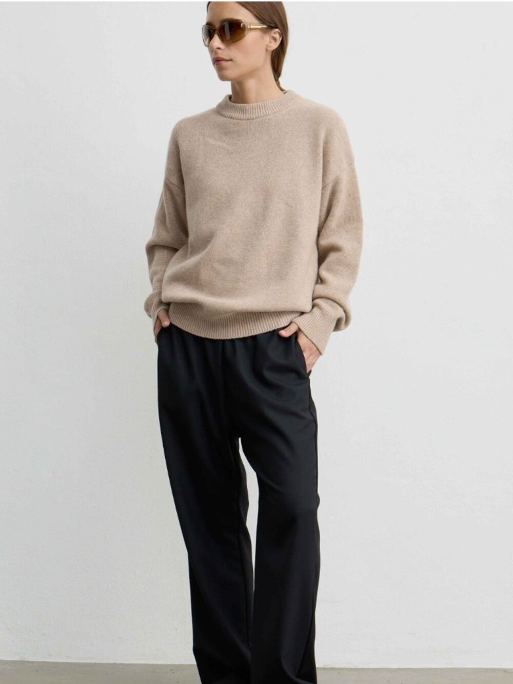 Almina Concept Oversized Wool/Cashmere Sweater size M